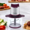 Hachoir Electrique Avec Bol en Verre Lexical 400W 3L - Violet