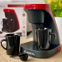 Machine a Café Avec 2 Tasses Lexical 450W Rouge