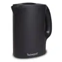 Bouilloire Techwood Noir 1L, Arrêt Automatique & Protection Surchauffe, Couvercle de Sécurité – TB-1106