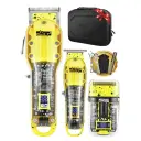 Kit Tondeuse & Rasoir 3 EN1 Professionnel DSP - 8W - Jaune